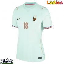 France Warren Zaire-Emery #18 Replica Away Shirt Ladies World Cup 2026 Short Sleeve